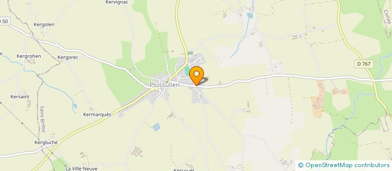 localisation de l'entreprise MADAME THERESE LE NEINDRE  PLUSSULIEN