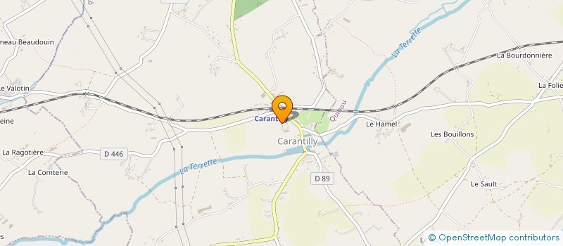 localisation de l'entreprise MADAME THERESE LEBOULANGER  HAUTEVILLE-LA-GUICHARD