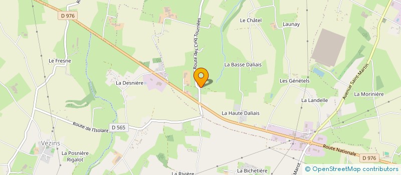 localisation de l'entreprise MADAME THERESE LECHEVALIER  ISIGNY-LE-BUAT