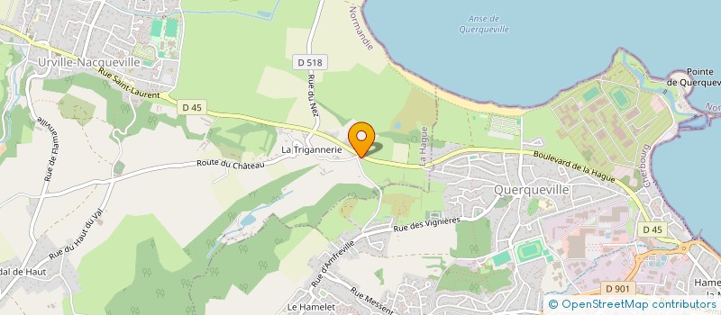 localisation de l'entreprise MADAME THERESE LECONTE  LA HAGUE