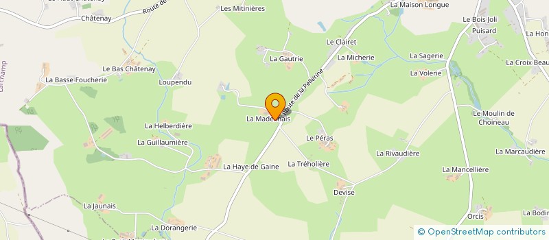 localisation de l'entreprise MADAME THERESE LECRIVAIN à LARCHAMP