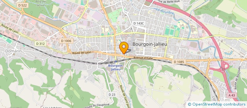 localisation de l'entreprise MADAME THERESE LEFLON  BOURGOIN-JALLIEU