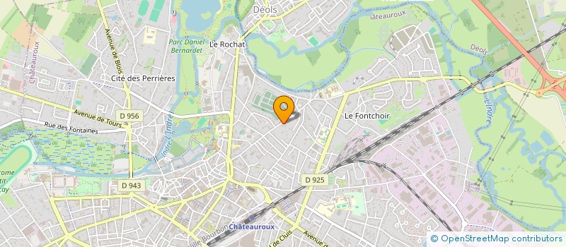 localisation de l'entreprise MADAME THERESE LEGUEY  CHATEAUROUX