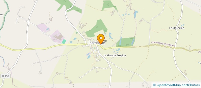 localisation de l'entreprise MADAME THERESE LEMENAGER à CHEVAIGNE DU MAINE