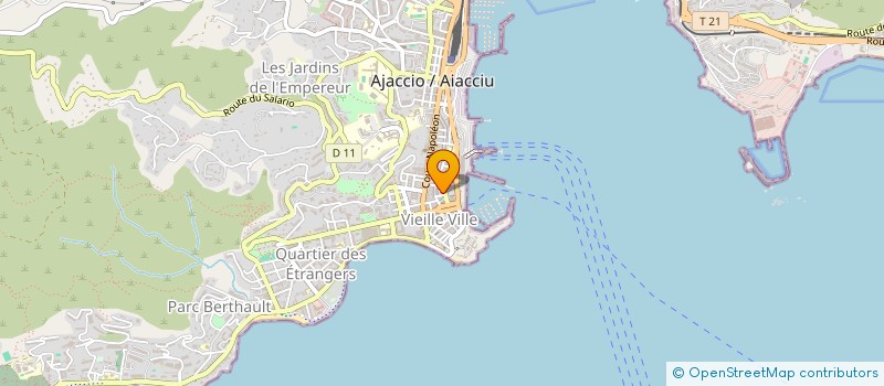 localisation de l'entreprise MADAME THERESE LEMIERE à AJACCIO