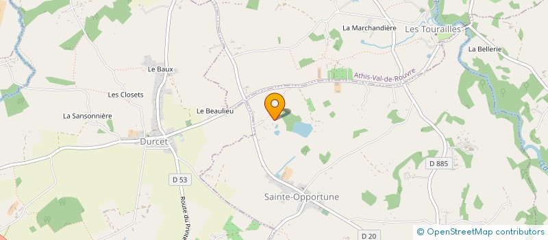localisation de l'entreprise MADAME THERESE LEPASTEUR à SAINTE-OPPORTUNE