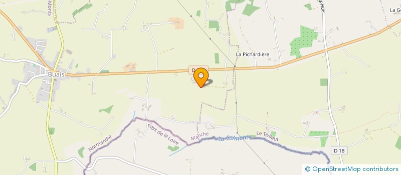 localisation de l'entreprise MADAME THERESE LEPELTIER à BUAIS-LES-MONTS