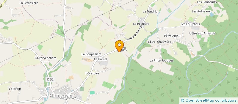 localisation de l'entreprise MADAME THERESE LEPROVAUX à DOMFRONT-EN-POIRAIE