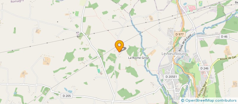 localisation de l'entreprise MADAME THERESE LEROUX à MORTAIN-BOCAGE