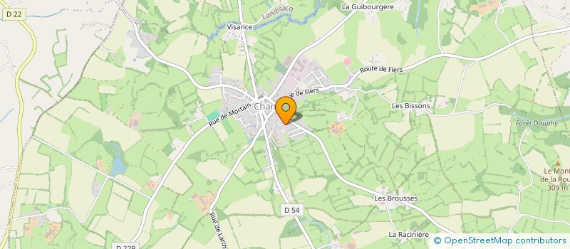 localisation de l'entreprise MADAME THERESE LETEINTURIER à CHANU