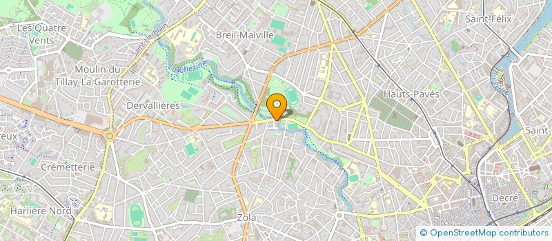 localisation de l'entreprise MADAME THERESE LEVER à NANTES