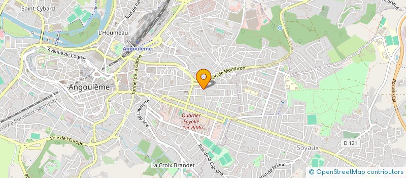 localisation de l'entreprise MADAME THERESE LEVRON à ANGOULEME