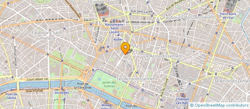 localisation de l'entreprise MADAME THERESE LEVY à PARIS