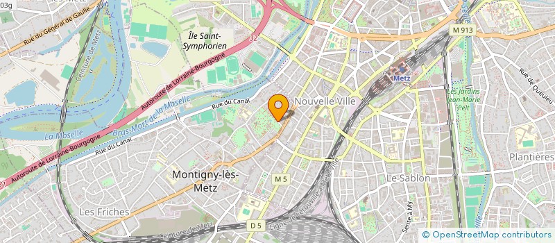 localisation de l'entreprise MADAME THERESE LEVY  MONTIGNY-LES-METZ