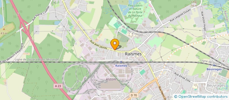 localisation de l'entreprise MADAME THERESE LORTHIOIR  RAISMES