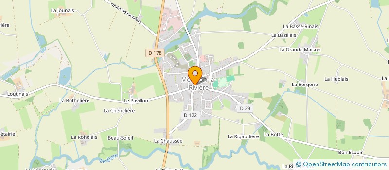 localisation de l'entreprise MADAME THERESE MADIOT  MOISDON-LA-RIVIERE