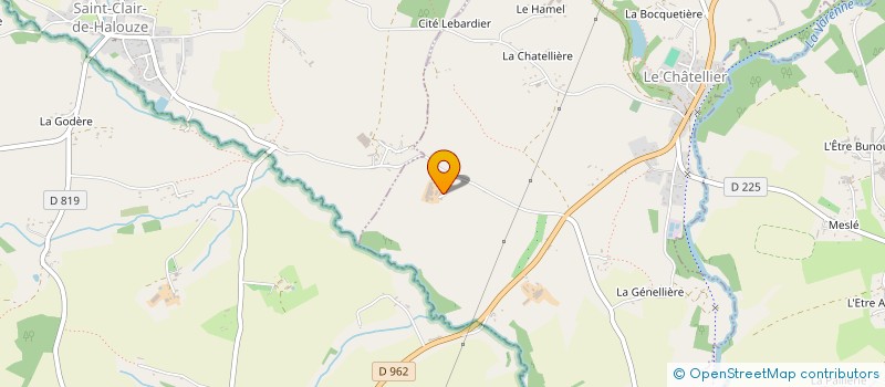 localisation de l'entreprise MADAME THERESE MAILLARD à LE CHATELLIER