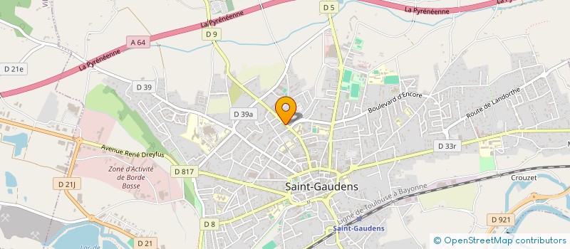 localisation de l'entreprise MADAME THERESE MAILLIE  SAINT-GAUDENS