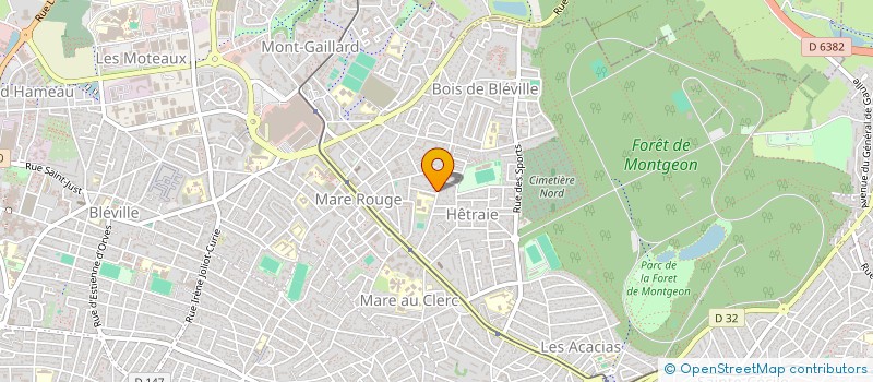 localisation de l'entreprise MADAME THERESE MANET à LE HAVRE