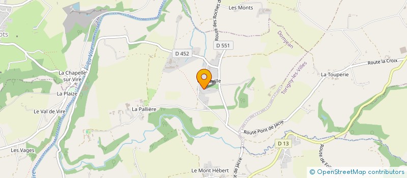 localisation de l'entreprise MADAME THERESE MARIE  DOMJEAN