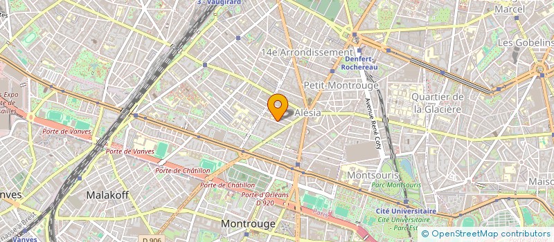 localisation de l'entreprise MADAME THERESE-MARIE MAHE  PARIS