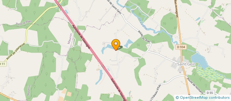 localisation de l'entreprise MADAME THERESE MARSAN  LE FRECHE