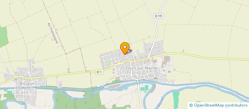 localisation de l'entreprise MADAME THERESE MARTIN  AY-CHAMPAGNE