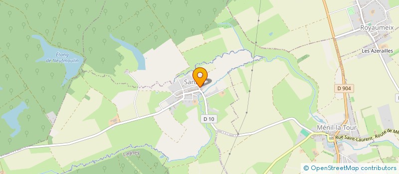 localisation de l'entreprise MADAME THERESE MATHIOT  SANZEY