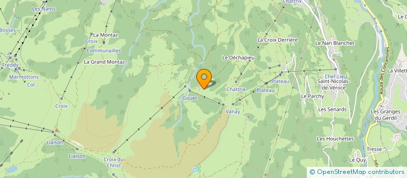 localisation de l'entreprise MADAME THERESE MATTEL  SAINT-GERVAIS-LES-BAINS