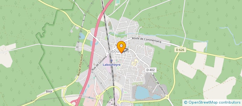 localisation de l'entreprise MADAME THERESE MAUBOURGUET  LABOUHEYRE