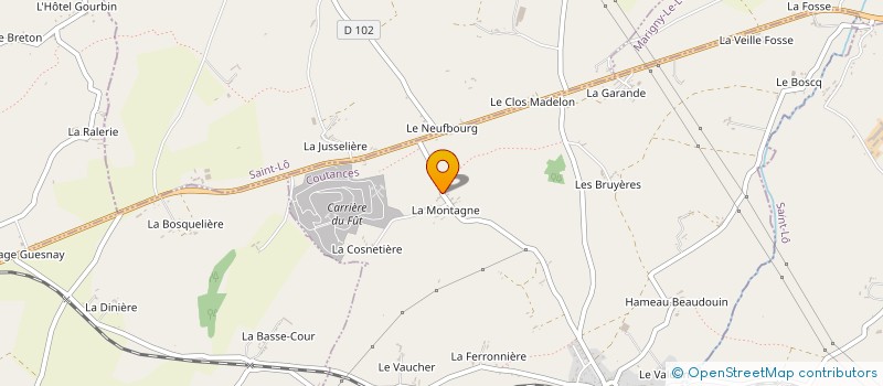 localisation de l'entreprise MADAME THERESE MENAND  CAMETOURS