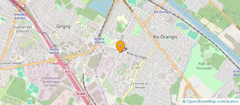 localisation de l'entreprise MADAME THERESE MENDY à RIS-ORANGIS