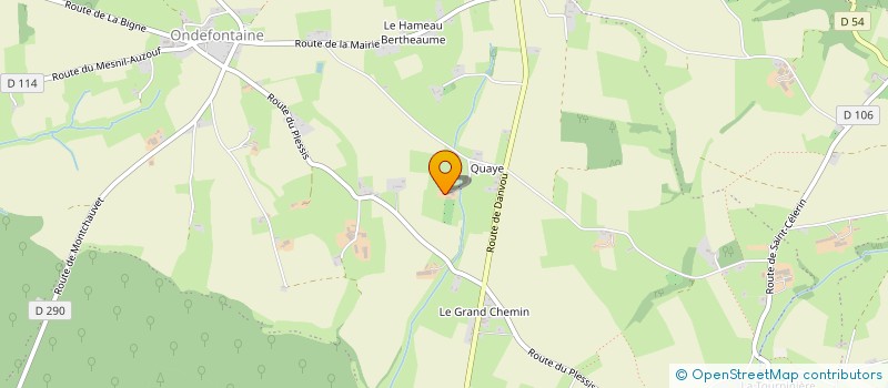 localisation de l'entreprise MADAME THERESE-MICHELINE RUEL  LES MONTS D'AUNAY