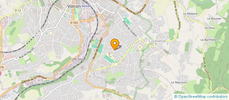 localisation de l'entreprise MADAME THERESE MILLOT  COUBLEVIE