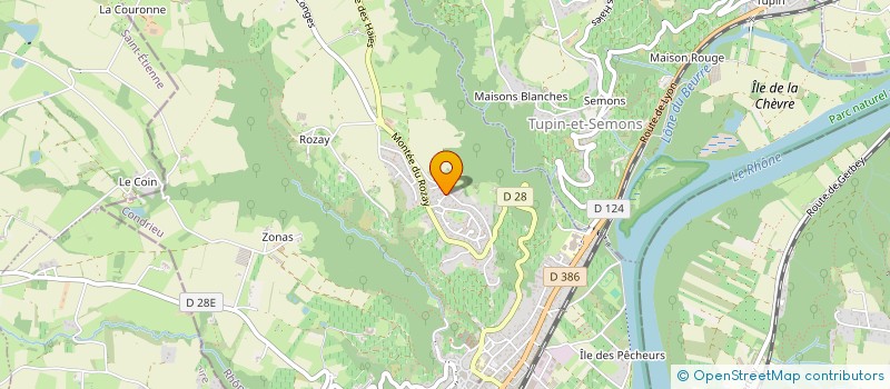 localisation de l'entreprise MADAME THERESE MOUTON  CONDRIEU