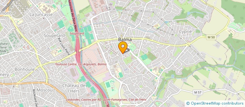 localisation de l'entreprise MADAME THERESE NAVE à BALMA