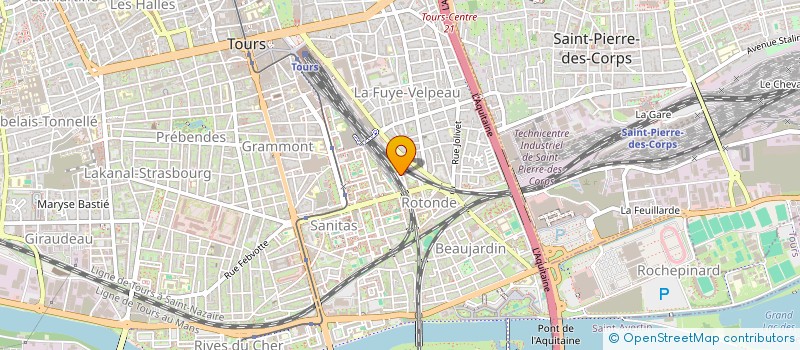 localisation de l'entreprise MADAME THERESE NGONO  TOURS