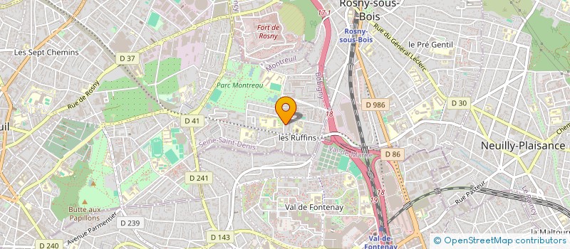 localisation de l'entreprise MADAME THERESE NIANG à MONTREUIL