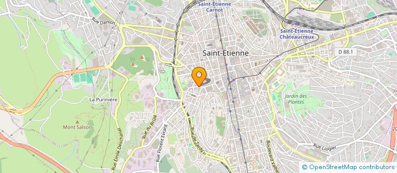 localisation de l'entreprise MADAME THERESE NKOLO-BEHOUMIE  SAINT-ETIENNE