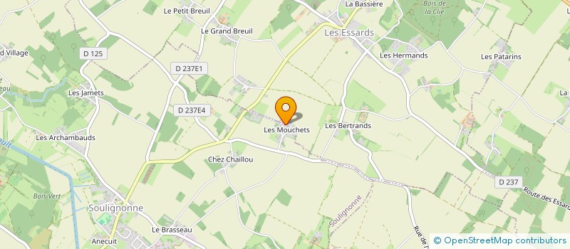 localisation de l'entreprise MADAME THERESE PANIER à LA VALLEE