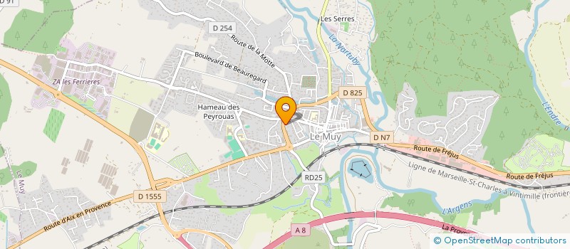 localisation de l'entreprise MADAME THERESE PASCAL  LE MUY