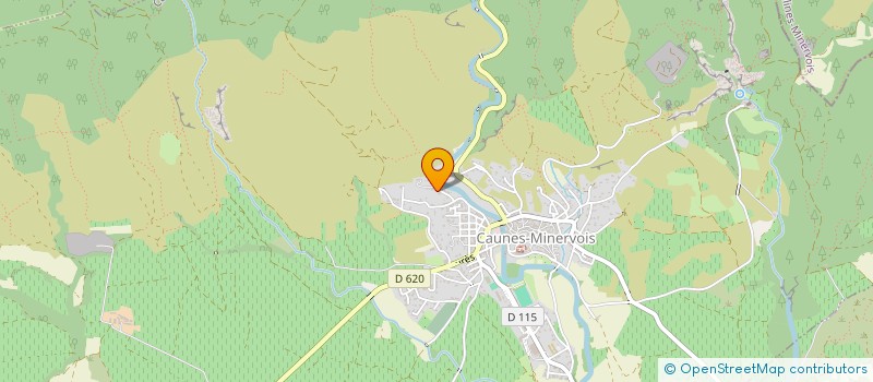 localisation de l'entreprise MADAME THERESE PECH  CAUNES-MINERVOIS