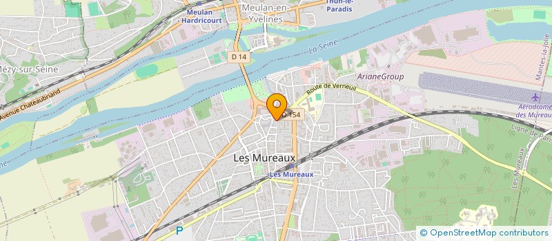 localisation de l'entreprise MADAME THERESE PELLETIN à LES MUREAUX