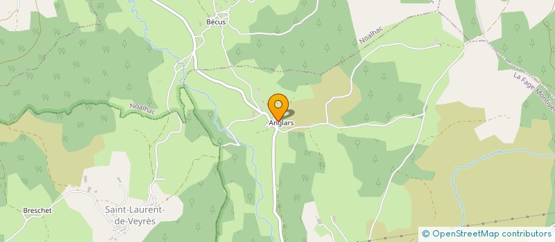 localisation de l'entreprise MADAME THERESE PERRIER  LA FAGE MONTIVERNOUX