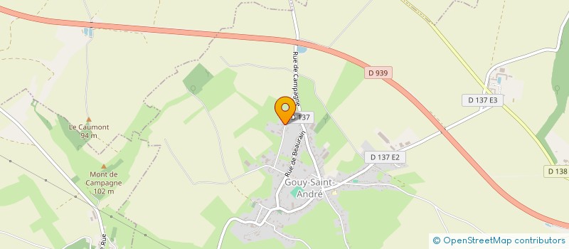 localisation de l'entreprise MADAME THERESE PETIT  GOUY-SAINT-ANDRE