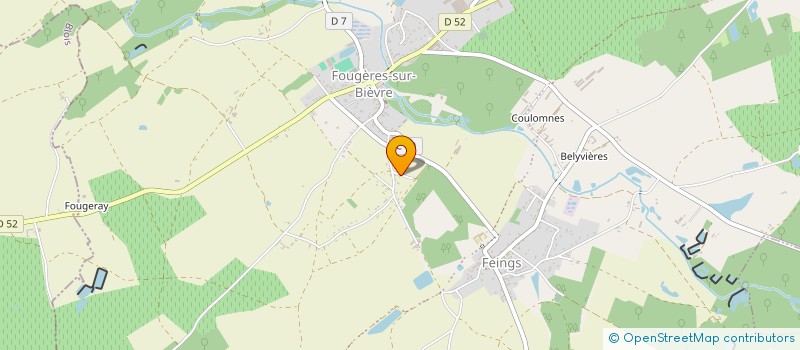 localisation de l'entreprise MADAME THERESE PEZY  LE CONTROIS-EN-SOLOGNE