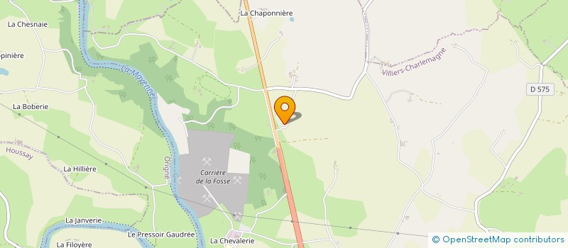 localisation de l'entreprise MADAME THERESE PLACE  VILLIERS-CHARLEMAGNE