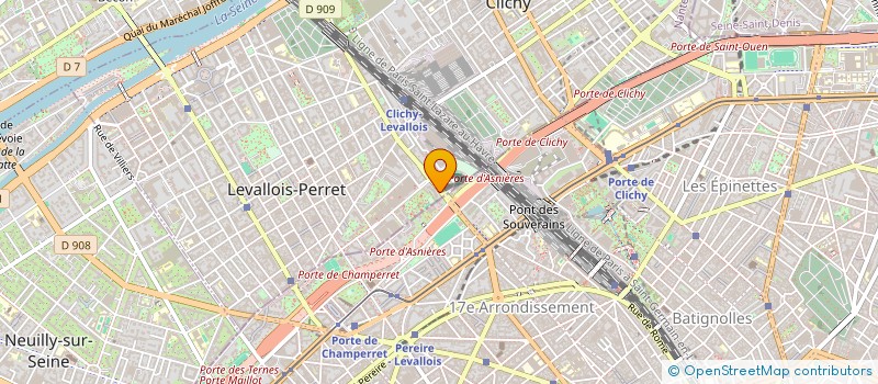 localisation de l'entreprise MADAME THERESE PLANKAERT  LEVALLOIS-PERRET