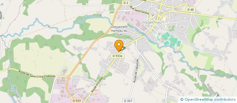 localisation de l'entreprise MADAME THERESE PLANTIER  HAGETMAU