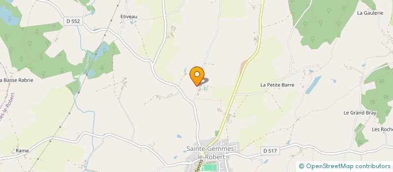 localisation de l'entreprise MADAME THERESE PLET à SAINTE-GEMMES-LE-ROBERT